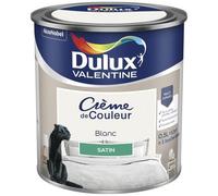 Peinture - DULUX VALENTINE - Crème de Couleur - Satiné - 0,5L - Acrylique