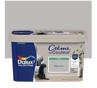 Peinture - DULUX VALENTINE - Crème de Couleur - Satiné - 2,5L - Acrylique Gris