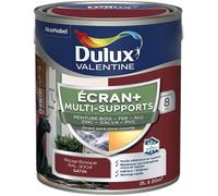 Peinture Dulux Valentine ECRAN MULTI-SUPPORTS EXTERIEURE - Satin Rouge Basque 2 L