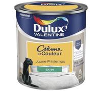 Peinture - DULUX VALENTINE - Jaune printemps - Satiné - Acrylique - Monocouche
