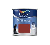 Peinture - DULUX VALENTINE - Si Simple! Le Rouge - Satinée - Intérieur - 0,5 L