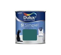 Dulux Valentine Peinture Si Simple Peinture Intérieure Toutes Pièces - Peinture Mur et Plafond, Porte et Plinthe - Couleur : Le Vert canard - 0,5 L