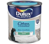Peinture - DULUX VALENTINE - Valentine - 0.5L - Satiné - Acrylique - Bleu caraibes