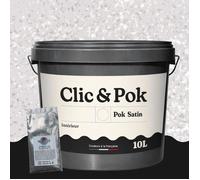 Peinture Effet Pailleté pour Murs & Plafonds - POK PAILLETTE - 10L - Lait de Rose
