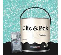 Peinture Effet Pailleté pour Murs & Plafonds - POK PAILLETTE - 2,5L - Majorque