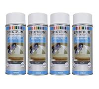 Peinture en Aérosol - BLANC MAT - 400ml - Séchage rapide - Bois, Métal, Plastique
