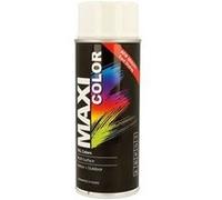 Peinture en aérosol MAXICOLOR Blanc RAL 9003 brillante 400 ml MX9003 Blanc (Signal White) / RAL 9003