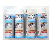 Peinture en Aérosol - Non spécifié - Lot de 4 - Blanc brillant - 400 ml - Bois, Métal, Plastiques, Alu