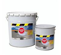 PEINTURE EPOXY SOL GARAGE - REVEPOXY GARAGE - 25 kg (jusqu'à 80 m² en 2 couches) Noir Graphite - RAL 9011
