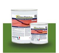 Peinture époxy sol et mur mat Kit de 1 Kg Vert Gazon RAL 6010