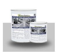 Peinture époxy sol et mur satinée Kit de 1 Kg Gris Clair RAL 7047