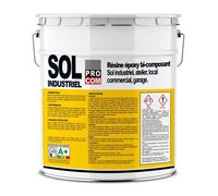 Peinture époxy sol industriel et garage Kit 5 Kg Ivoire (RAL 1015)