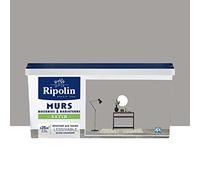 Peinture et décoration murs boiseries & radiateurs satin 2,5L RIPOLIN - Ton: Gris urbain