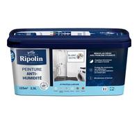 Peinture étanchéité anti-humidité satin blanc 2,5L Ripolin