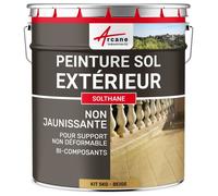 Peinture Extérieur pour Sol Béton - Résistance UV - SOLTHANE - 5 kg Beige - RAL 1001