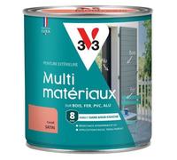 Peinture extérieure Multi-matériaux - Corail - Satin - V33 - 0,5L