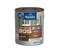 Ripolin – Peinture Extrême bois – Châtaignier satin – 2,5 L