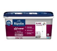 Peinture Extreme murs et plafonds - Blanc velours - RIPOLIN - 2,5 L