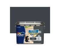 Dulux Valentine Peinture Ecran+ Multi-Supports Extérieure Façades - Crépis, Briques, Ciment, Enduit, Alu, Zinc, PVC - Couleur Longue Tenue - Mat Gris Anthracite 2,5L