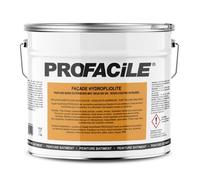 PROFACILE Peinture façade mat HydroPliolite, impression, finition, durable jusqu'a 10 ans 10 litres Calcaire (RAL 9003)