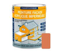 Peinture façade PROCOM crépi, façade à relief 2.5 litres Argile (RAL 050 60 40)