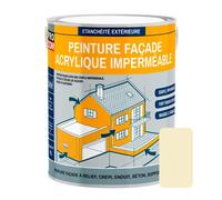 Peinture façade PROCOM crépi, façade à relief 2.5 litres Sable (RAL 9001)