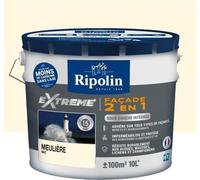 Peinture Façade Ripolin Extreme Universelle 2 en 1, Ton Meulière, 10L