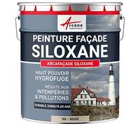 Peinture Façade Siloxane - Arcafaçade Siloxane - 10 L (+ ou - 60 m² en 1 couche) Beige - RAL 080 80 10