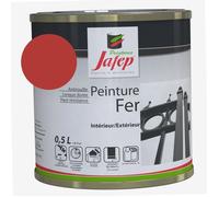 Peinture fer antirouille rouge vif Jafep 0,5 L