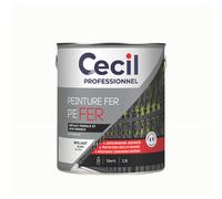 Peinture fer brillante Cecil Professionnel blanc 2,5L