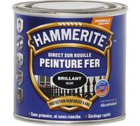Peinture fer Hammerite brillant Noir 0,25 L