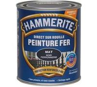 Peinture fer Hammerite brillant Noir 0,25 L