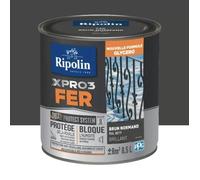 RIPOLIN Peinture fer glycéro XPRO3 Fer Brillant Brun Normand 0,5 L