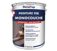 Peinture Fer Monocouche - Pot 1 L - Metaltop - 1001 - Beige