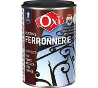 Peinture ferronnerie - OXI - 250 mL - Noir extra mat - Antirouille - Intérieur/extérieur