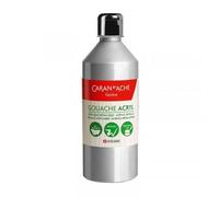 Peinture Gouache - Argent - Métallique - 500ml - Caran D'ache - Gouache Eco