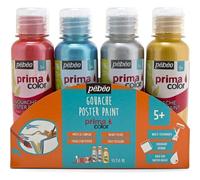 Peinture Gouache - Enfant - Couleurs Nacrées - 4 Tubes 150 Ml - Pébéo - Primacolor