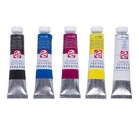 Peinture Gouache - Extra Fine - 5 Couleurs Basiques - Tubes De 20ml - Talens