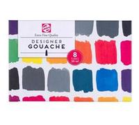 Peinture gouache - Extra fine - 8 couleurs - Tubes de 20ml - Talens