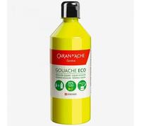 Peinture Gouache - Jaune Citron Fluo - Mat - 500ml - Caran D'ache - Gouache Eco