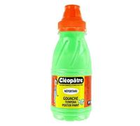 Cléopâtre - Peinture Gouache à effet Néfertari - Vert Fluo - Flacon 250 ml