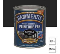 Hammerite fer martelé 0.75l noir 070710
