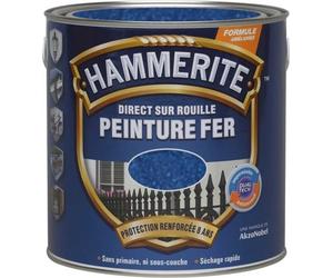 Peinture Hammerite Fer Martelé 2.5l Bleu Nuit070728 - Julien