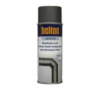 Peinture haute température - Belton - Gris fonte - 400ml - Résistance jusqu'à 650°C - Usage interne et externe