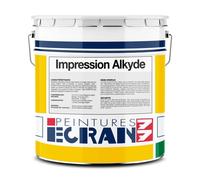 Peinture primaire professionnelle, isolant, pour travaux neufs et d'entretien, blanc, IMPRESSION HYDRO - ECRAN 77 15 litres Blanc