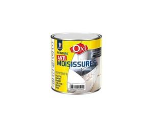 Peinture intérieure anti-moisissure OXI satin blanc 0,5 L acrylique lessivable