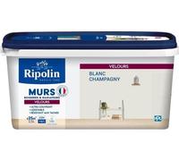 Peinture Intérieure, Blanc Champagny, 2.5L, Velours, Haute Opacité, Lessivable