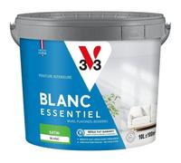 Peinture intérieure Blanc Essentiel® - Blanc - Satin - V33 - 10L