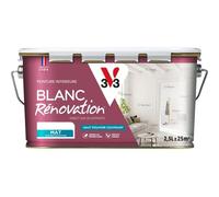 Peinture Intérieure Blanc Rénovation V33 Blanc Mat 2,5l