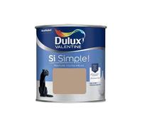 Dulux Valentine Peinture Si Simple Peinture Intérieure Toutes Pièces - Peinture Mur et Plafond, Porte et Plinthe - Couleur : Le Camel - 0,5 L